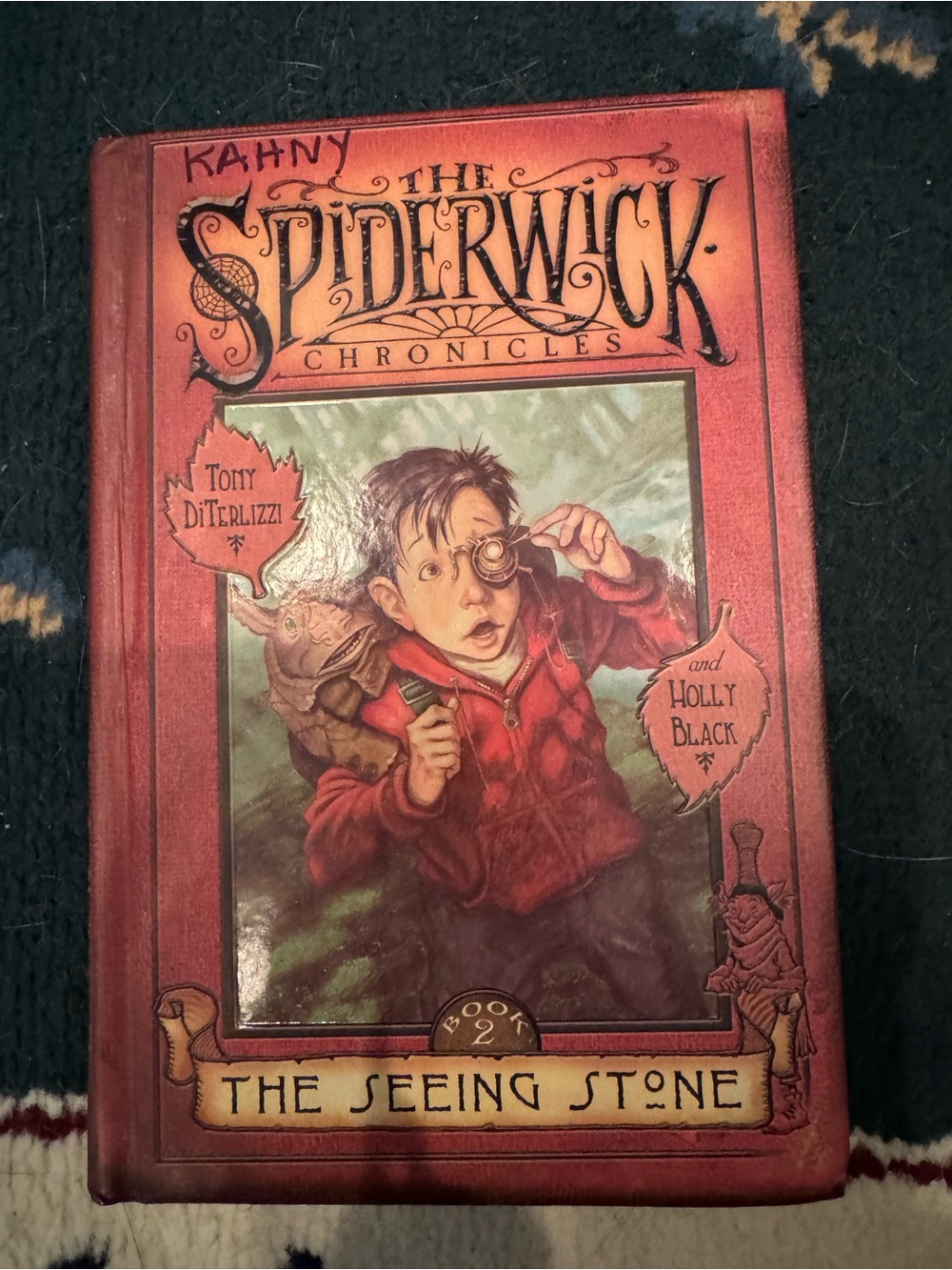 The Spiderwick Chronicles: The Seeing Stone - Red Hardcover Book